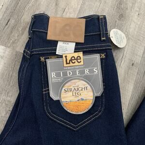 NEW VINTAGE LEE RIDERS JEANS MENS 30x36 REGULAR FIT STRAIGHT LEG DENIM USA MADE